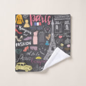 Tour Eiffel Paris France (Gant de toilette)