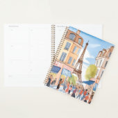 Tour Eiffel Paris France | Aquarelle Europe (Devant avec enveloppe)