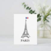 Tour Eiffel, Paris, France / Carte postale (Debout devant)