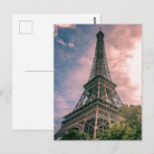 Tour Eiffel Paris France Carte postale Pittoresque (Devant / Derrière)