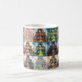 Tour Eiffel, Paris, France Collage Café Mug (Centre)