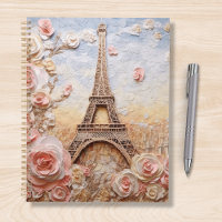 Tour Eiffel Paris France Floral rose