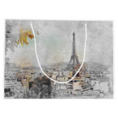 Tour Eiffel Paris France Grand Sac Cadeau | Paris (Dos)