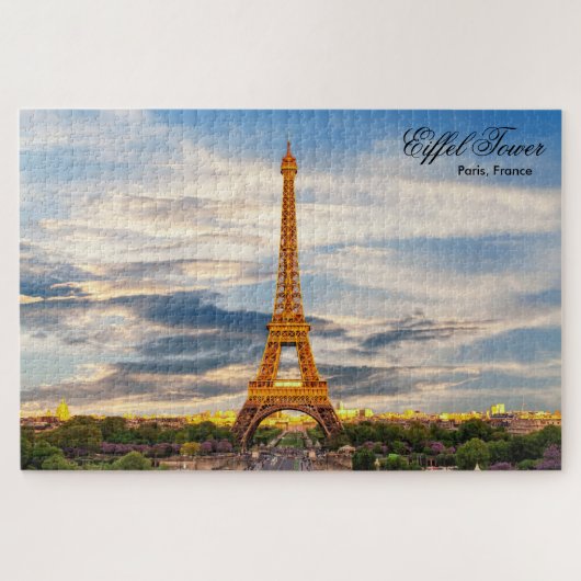 Tour Eiffel Paris France Puzzle (Horizontal)
