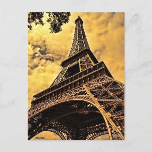 Tour Eiffel Paris Frankrijk Briefkaart (Voorkant)