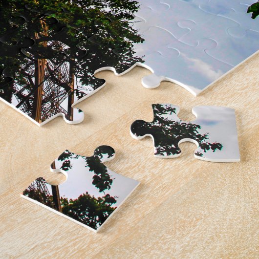 Tour Eiffel Paris. Jigsaw Puzzle (Côté)