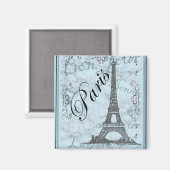 Tour Eiffel Paris Magnet (Recto/Verso)