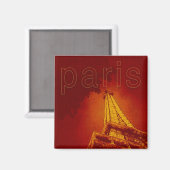 Tour Eiffel Paris Magnet (Recto/Verso)