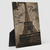 Tour Eiffel, Paris - Plaque d'Art (Côté)