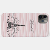 Tour Eiffel rose Coque-Mate coque iphone (Dos (Horizontal))
