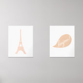 Tour Eiffel rose Décor de la crèche française pour (Recto)