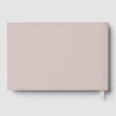 Tour Eiffel rose Jour de Mariage Livre d'or (Verso)