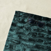 Tour Eiffel turquoise Serviette de plage Grunge (En situation)