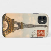 Tour Eiffel vintage iPhone 6 Coque (Dos (Horizontal))