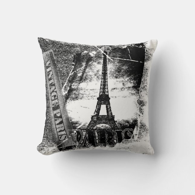 Tour Eiffel vintage Paris #3 - Coussin (Recto)