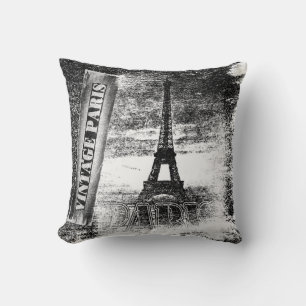 Tour Eiffel vintage Paris - Coussin