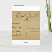 Tour Eiffel Vintage Paris France - Cartes (Dos)