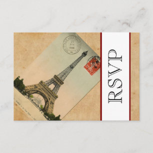 Tour Eiffel vintage Paris RSVP