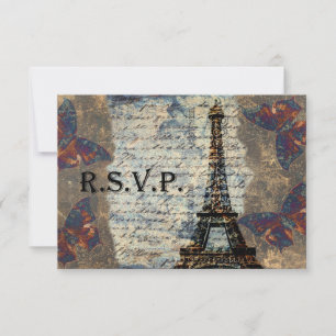Tour Eiffel Vintage Rustique Rsvp