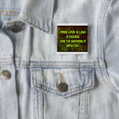 TOUR FLES VIERKANTE BUTTON 5,1 CM (In situ)