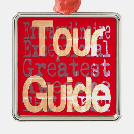 Tour Guide Extraordinaire Metalen Ornament (Voorkant)