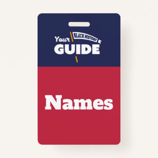 Tour Guide - naamlabels - Oranje badge