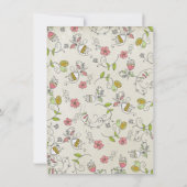 Tour Italienne de Pise Bébé Douche invitations (Dos)