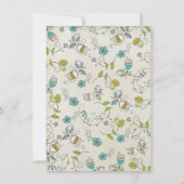 Tour Italienne de Pise Bébé Douche invitations (Dos)