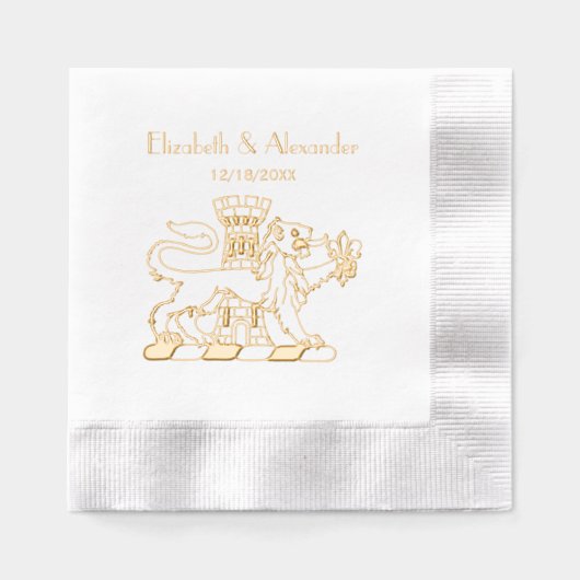 Tour Lion Fleur de Lis Crest Emblem C (Recto)