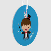 Tour magique de lapin de magicien mignon pour des (devant)