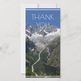 Tour noir, La Fouly, Zwitserland Bedankkaart