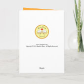 Tour ou truite - carte de voeux de poissons de (Dos)