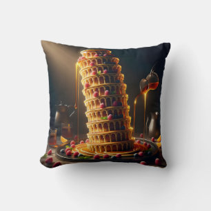 Tour penchée de Miam ! Coussin de jet