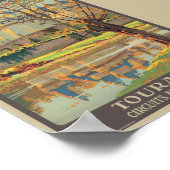 Touraine Circuits Automobiles Poster vintage 1920 (Coin)