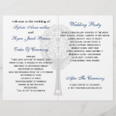 tourbillon bleu marine lovebirds plié programme de (Dos)