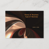 Tourbillon de chocolat carte de visite (Dos)