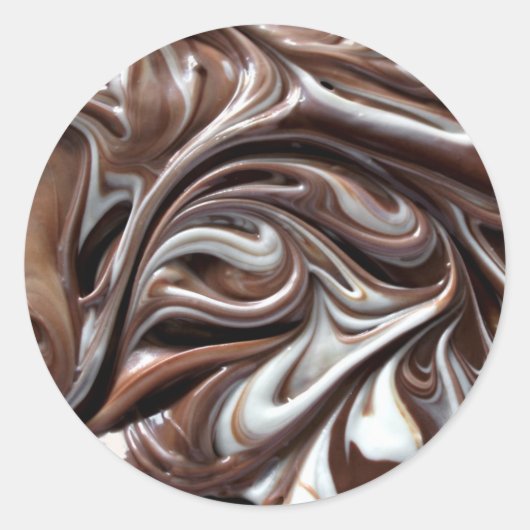 tourbillon de chocolat gros autocollants (Devant)