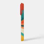 Tourbillon de couleurs rétro – Fond abstrait vinta (Côté gauche)