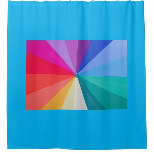 tourbillon de couleurs sur rideau de douche (Devant)