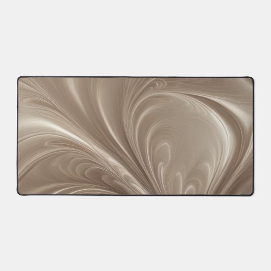 Tourbillon de Crème - Design Abstrait Coulant Beig (Recto)