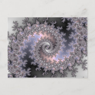 Tourbillon de glace - Carte postale fractale