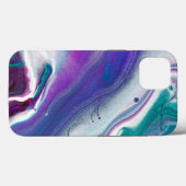 Tourbillon de peinture abstraite colorée | Coque i (Verso (horizontal))