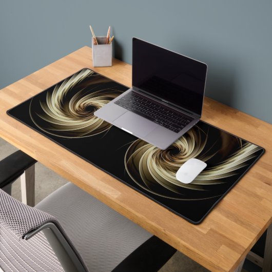 Tourbillon doré sur fond noir (Bureau 2)