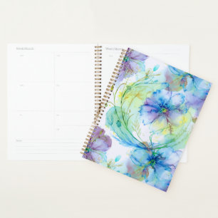 Tourbillon floral aquarelle