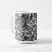 Tourbillon gris 15oz Mug (Devant gauche)