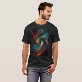 Tourbillon Infini | T-Shirt à Flux Abstrait (Devant entier)