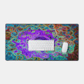Tourbillon Liquide Abstrait Rétro Coloré Violet Gr (Clavier et souris)