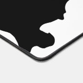 Tourbillon noir et Marbre blanc moderne (Coin)