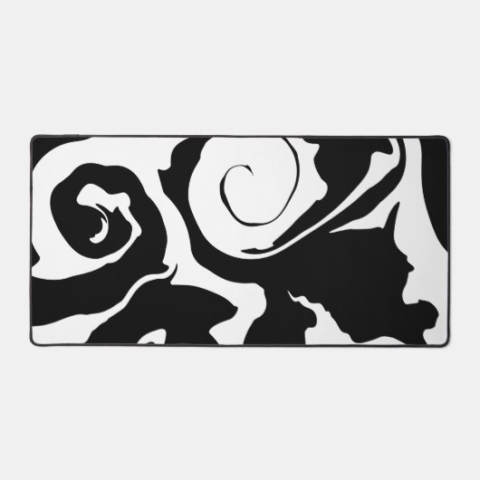 Tourbillon noir et Marbre blanc moderne (Recto)