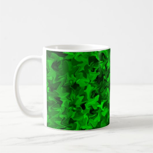 Tourbillon vert 11oz Mug (Gauche)